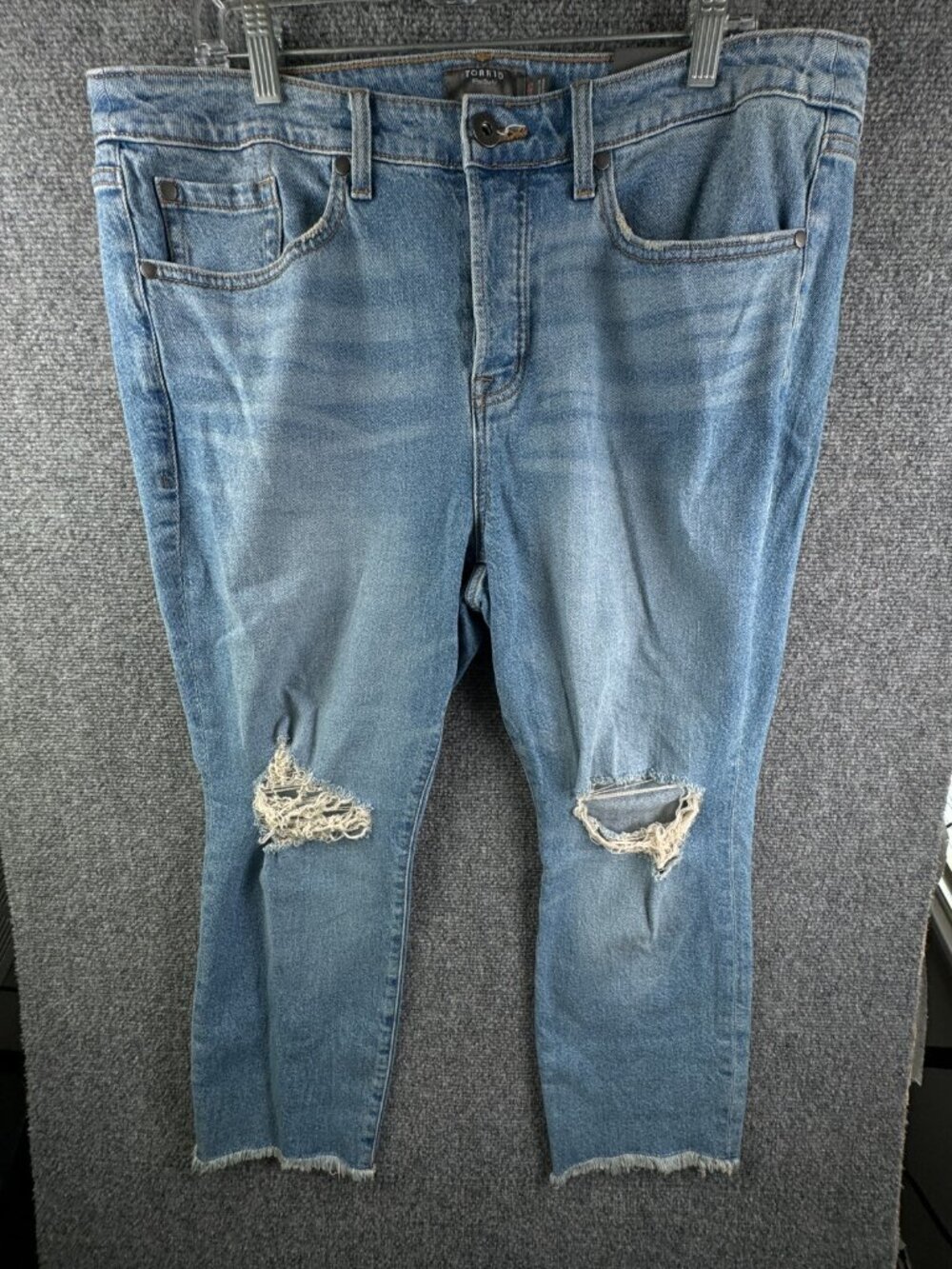 NWT Torrid High Rise Straight Jeans Denim Women 14S Cotton Spandex Adult Ladies